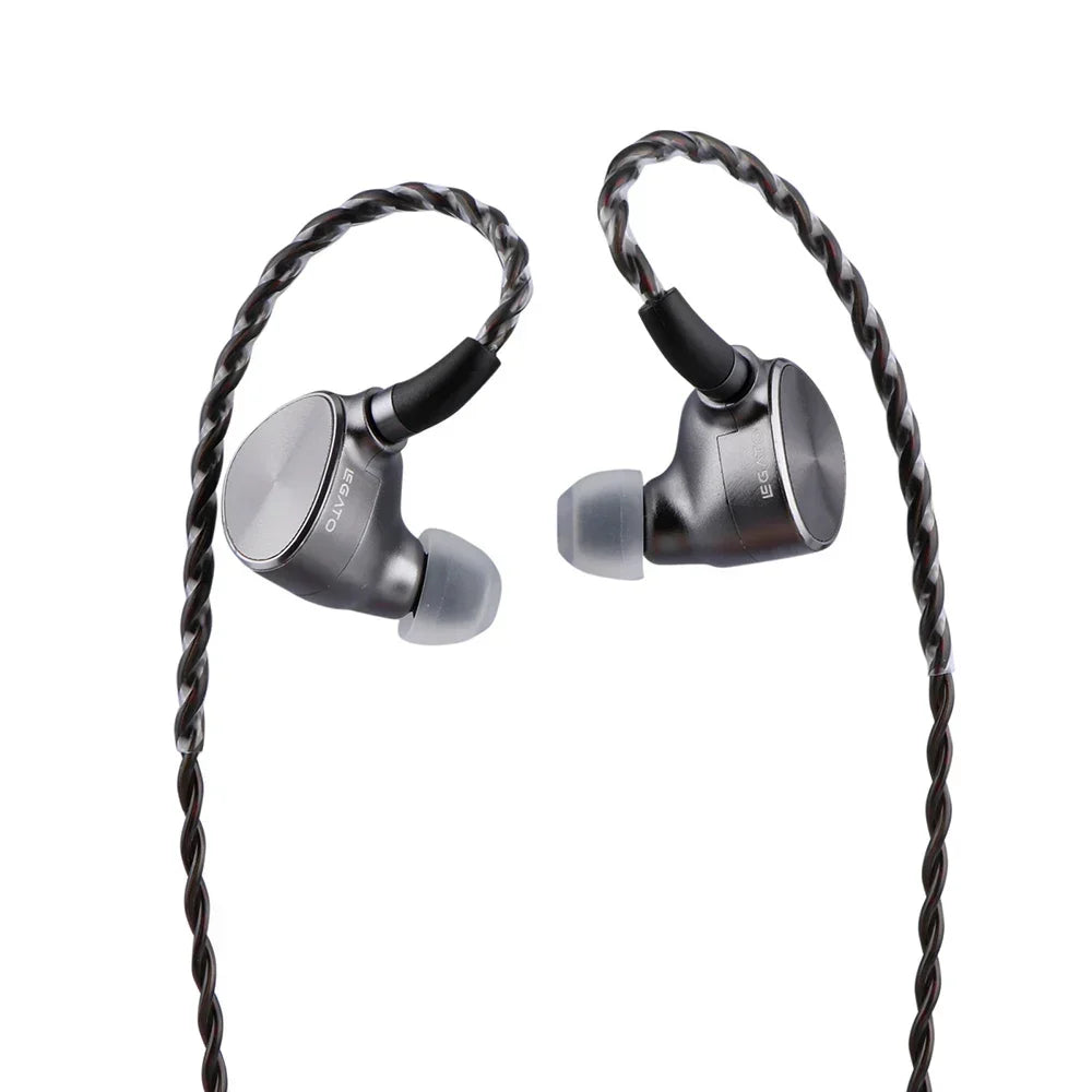 7Hz Legato Dual Dynamic Driver HiFi In-Ear Monitor Earphones, Premium Audiophile IEM with Detachable 0.78mm 2-Pin OCC Cable