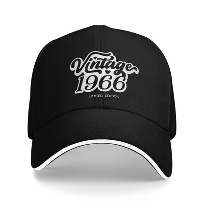 Uomo Donna Nati in epoca vintage 60 anni divertente 60° compleanno Cappello Cappellino da baseball Cappello da sole Copricapo da viaggio