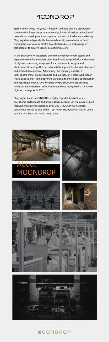 MOONDROP EDGE High-Fidelity Wireless ANC Headphones Bluetooth 5.4 LDAC Noise Cancelling Headset