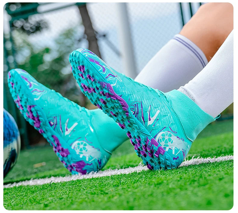 New Men Professional Soccer Shoes Non-slip Football Boots Unisex Breathable Futsal Sports New Cleats Drop Shipping Ultralight