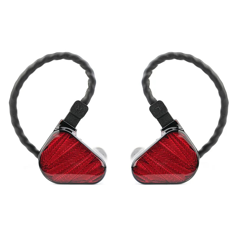 TRUTHEAR x Crinacle ZERO:RED Auriculares intrauditivos audiófilos con cable, doble driver dinámico, 0.78 2Pin HiFi