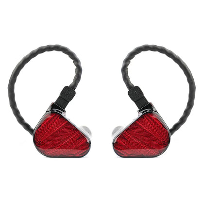 TRUTHEAR x Crinacle ZERO:RED Auriculares intrauditivos audiófilos con cable, doble driver dinámico, 0.78 2Pin HiFi