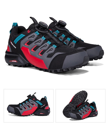 Lightweight Anti-slip Hiking Shoes Magnetic Closure Outdoor Adventure Sneakers