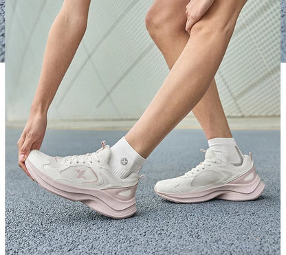 XTEP Running Shoes For Women 2025 Summer New Elastic Comfortable Wear-Resistant Training Professional Sports Shoes 875218110067