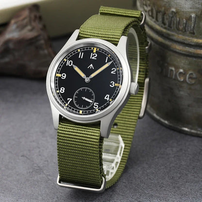 Militado D12 Quartz Watch Men VD78 Movement Domed Sapphire Crystal V2 Clear AR Coating Wristwatch 10Bar Water Resistance Watches
