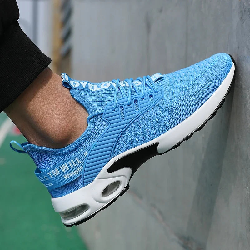 Summer Men's Mesh Casual Sports Shoes Spring and Summer Tennis Lightweight Walking Black Sneakers 2025 Hot Selling Item
