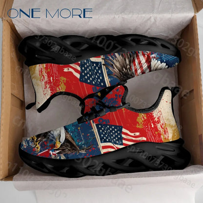 Amerikanische 250er-Serie zum Unabhängigkeitstag – Freizeit-Schuhe für Jungen und Mädchen – Personalisiert – Exklusives Design mit amerikanischer Flagge – Coole Sportschuhe für Kinder – Auf Lager