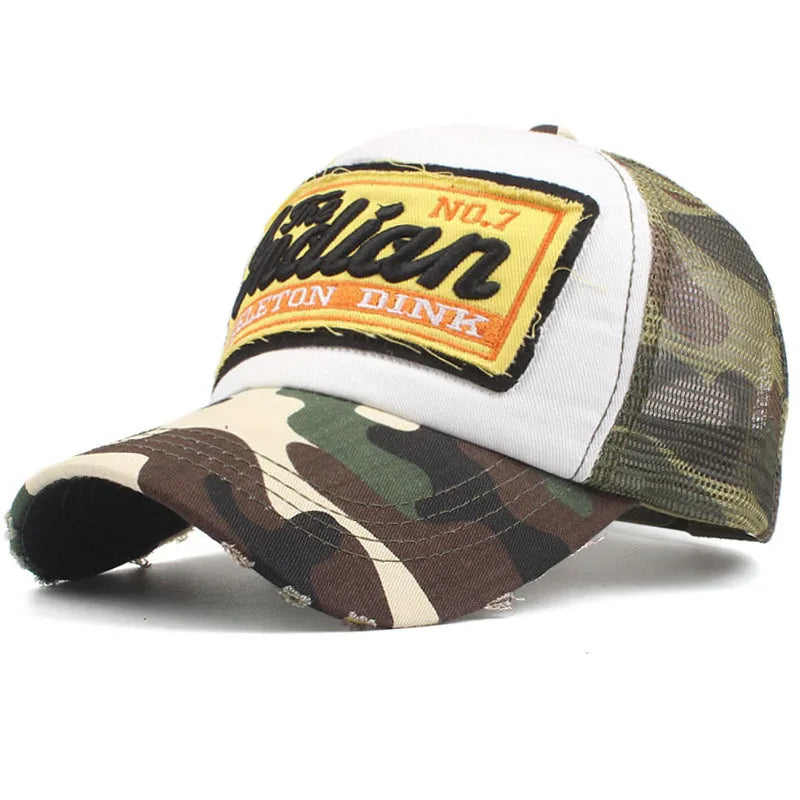 Streetwear-Dad-Baseballcap mit Buchstabenstickerei und Mesh, modische Snapback-Cap, Hip-Hop, Outdoor, Y2K, Trucker-Hut, Gorras F2719 für Damen und Herren