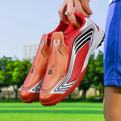 Nouvelles chaussures de football pour hommes TF/FG, chaussures de soccer professionnelles de haute qualité, chaussures de futsal unisexes, crampons ultralégers, baskets, Chuteira Campo