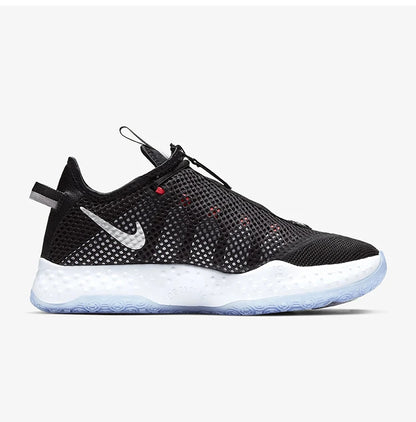 Nike Genuine PG 4 EP Paul George 4 Black White Blue Drip Men's Basketball Shoes CD5082-001
