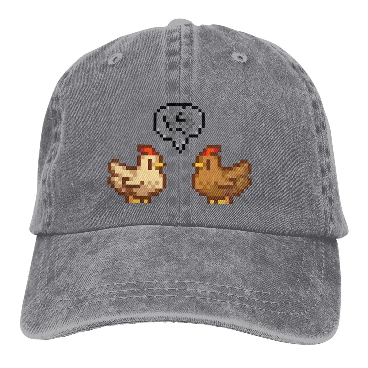 Summer Cap Sun Visor Unhappy Chickens Hip Hop Caps Stardew Valley Game Abigail Sebastian Cowboy Hat Peaked Hats