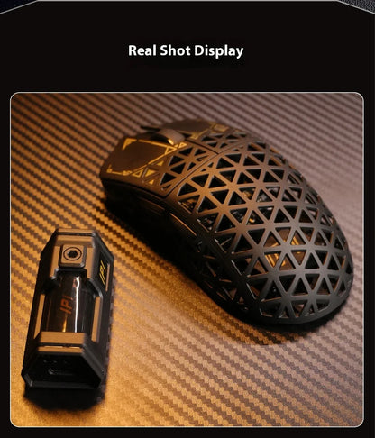 IPI Piao Float Wireless 8K Gaming Mouse, Tri-Mode Bluetooth Lightweight Carbon Fiber Mouse with PixArt 3395 Sensor for Esports & PC Gaming