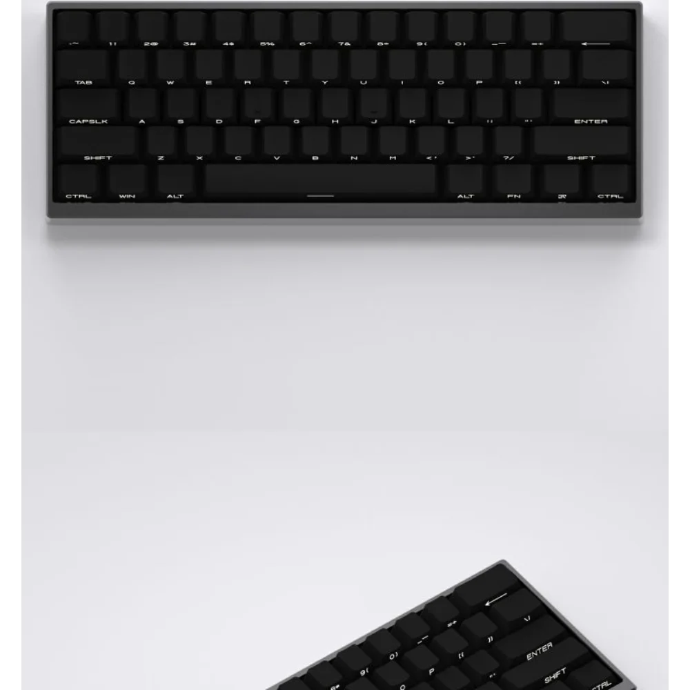 Black Side Engraved Translucent Keycap PBT 130 Key OEM Keyboard Keychain Compatible with 61/75/87/104/108 Mechanical Keyboards