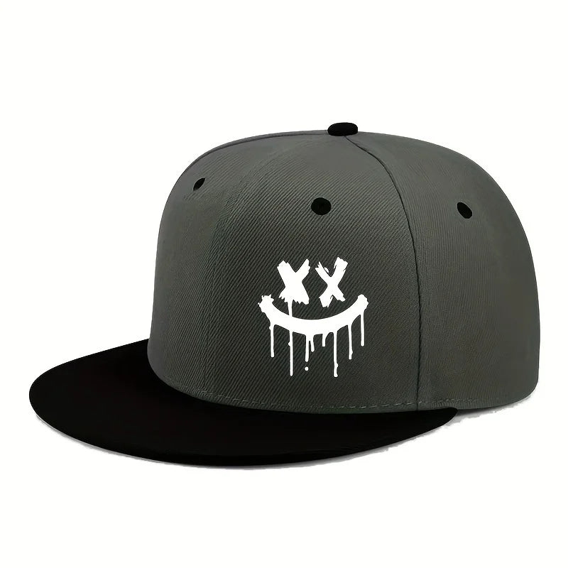 Halloween-inspireret udendørsbegivenhed: Lastbilchauffør-kasket, flad, justerbar skygge, baseballkasket, unisex, hiphop-kasket, moderigtigt hovedbeklædning