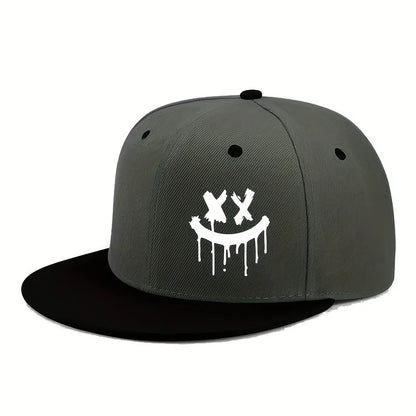 Halloween-inspireret udendørsbegivenhed: Lastbilchauffør-kasket, flad, justerbar skygge, baseballkasket, unisex, hiphop-kasket, moderigtigt hovedbeklædning