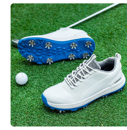 Hot Sale Lersure Golf Shoes Men Waterproof Golf Spikes Sneakers Professional Non-Slip Golf Footwear Trainers Luxury Sports Shoes