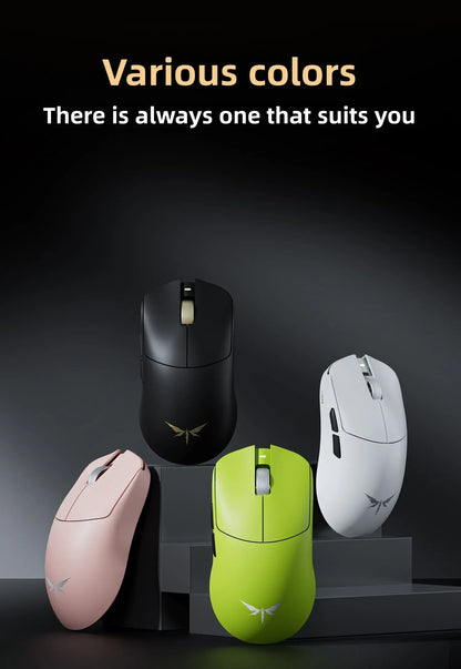 VGN Dragonfly F2 ProMax/Ultra esport gamer egér 42000DPI 0.125ms CSGO-hoz, alacsony késleltetésű, vezetékes/vezeték nélküli, dupla 8K, 3 mód, PAW3395/3950