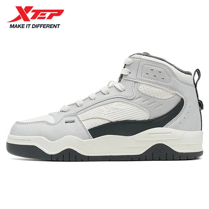 Sapatilhas Xtep Cutton para homem, estilo urbano, com amortecimento, macias, resistentes, envolvente, com rebote, para lazer e atividades ao ar livre, 875319370003