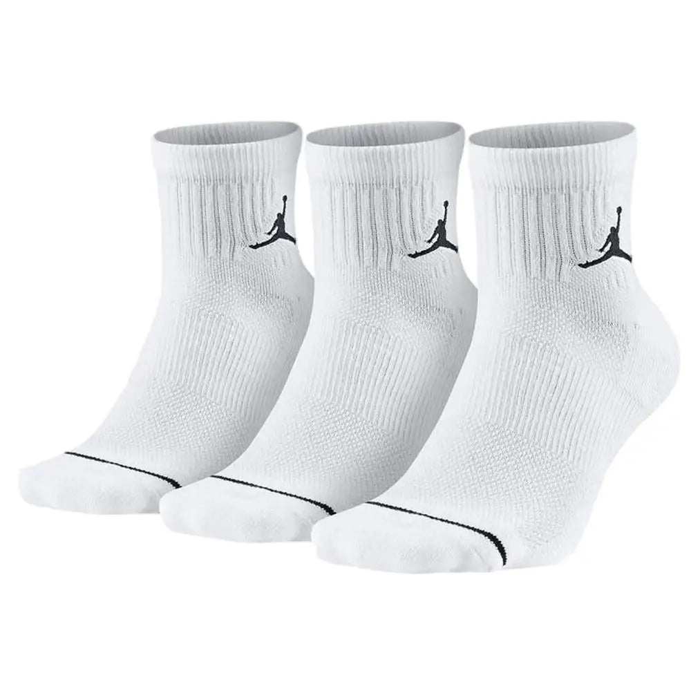 Nike 3-pak sportsokker til mænd og kvinder med tyk frotté og sål i frotté: Skridsikre, komfortable og åndbare SK0118-010