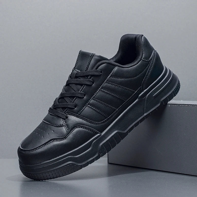 Plus Big Size 50 51 52: zapatillas de cuero para hombre, zapatillas deportivas informales, zapatillas planas de skate para dropshipping