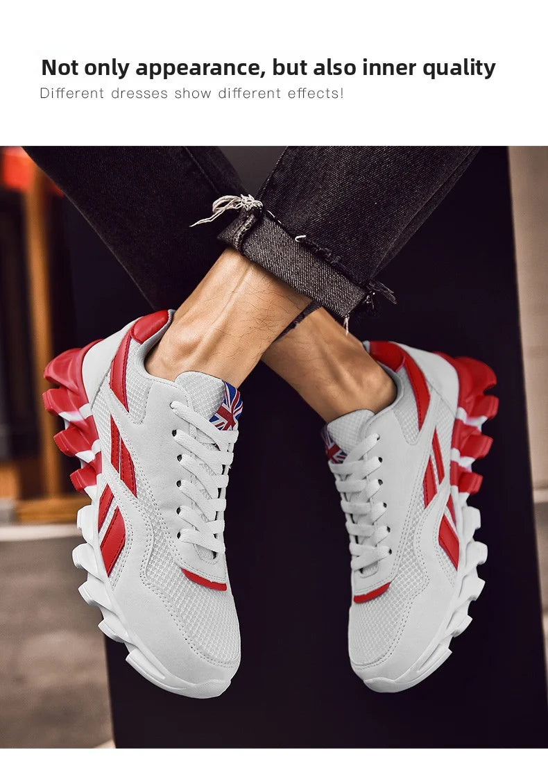 2026 new men's and women's running shoes breathable casual sneakers anti-slip vibration comfortable walking shoes 38-46
