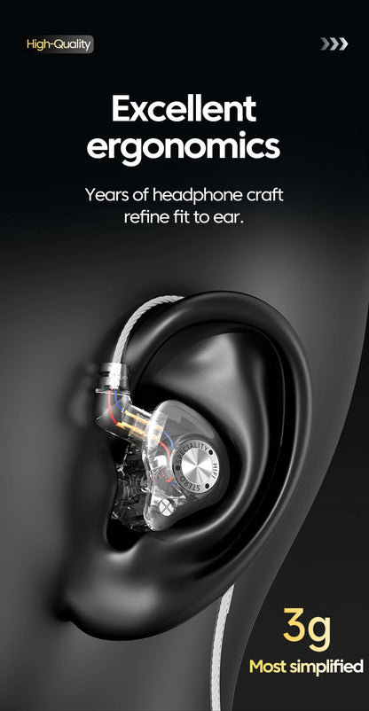 Original 15D Super Bass In-Ear Headphones with Mic – Type-C & 3.5mm AUX Wired Gaming Earphones, Noise Cancelling HiFi Deep Bass Headset for iPhone & Android