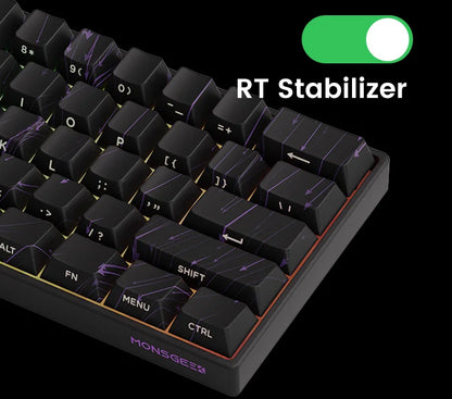 Akko MonsGeek FUN68 FUN60 PRO&MAX HE Magnetische Tastatur 60% 65% Gaming-Tastaturen Rapid Trigger 8K Custom Keyboard Gamer Esports
