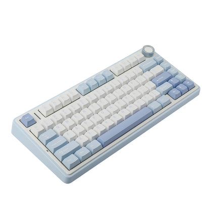 The New Hot-Selling EPOMAKER x AULA F75 75% ANSI Hot-Swappable Washer Bluetooth 5.0/2.4G Wireless/wired Mechanical Keyboard PBT