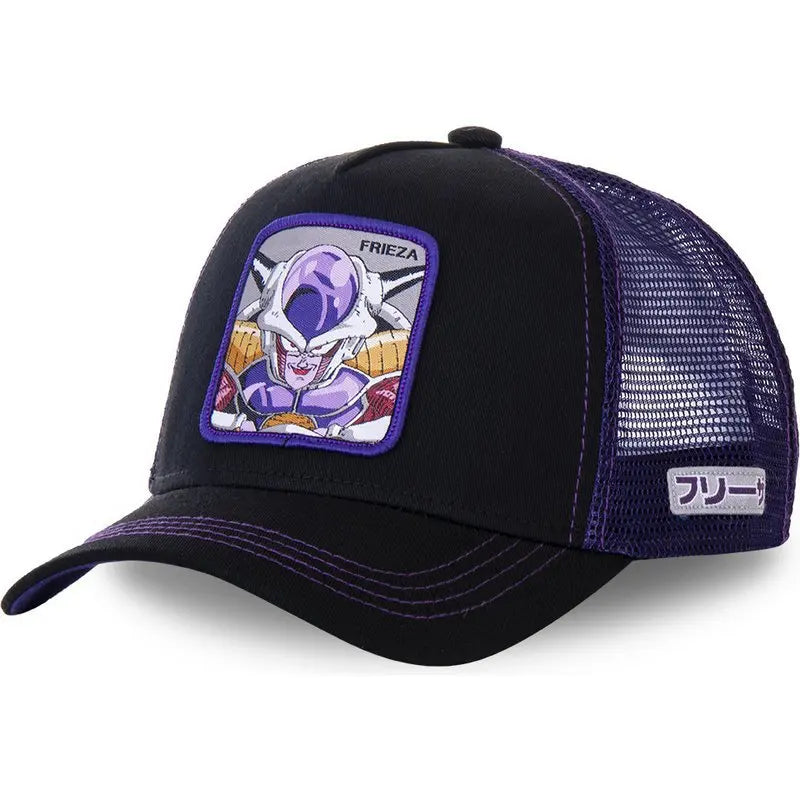 Dragon Ball Son Goku Cap Summer Travel Peaked Cap Men's Embroidery Hip-Hop Mesh Cap Style Sun Visor Baseball Cap Outdoor Sport