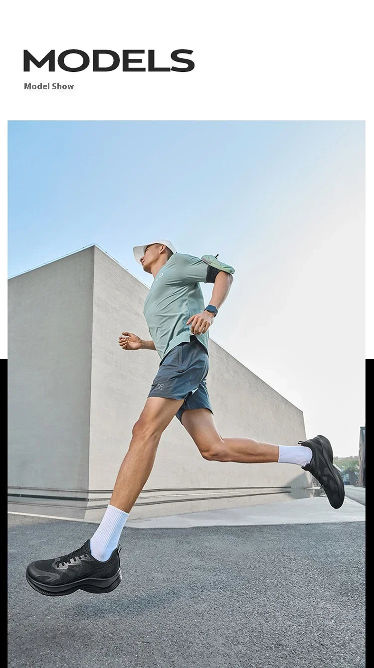 XTEP Running Shoes Men's 2025 Summer Mesh Breathable Comfortable Wear-Resistant Sports Shoes Commuting Casual Shoes 875319110025