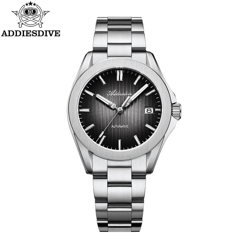 ADDIESDIVE Luxury Men's Automatic Watch Sapphire Glass Japan 8215 Mechanical Watch BGW9 Super Luminous Men Analog Watches AD2533