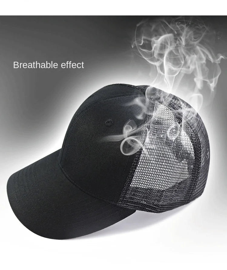 Oversize Trucker-kasket med store masker til mænd med stort hoved – XXL-baseballkasket – åndbar „Dad Hat“ – 58–60 cm, 60–65 cm