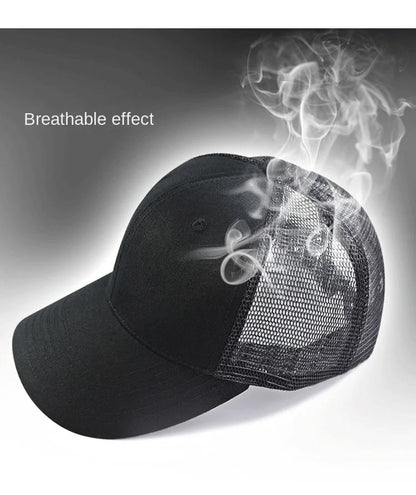 Oversize Trucker-kasket med store masker til mænd med stort hoved – XXL-baseballkasket – åndbar „Dad Hat“ – 58–60 cm, 60–65 cm