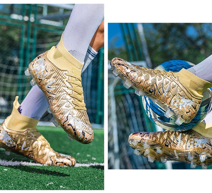 New Men Professional Soccer Shoes Non-slip Football Boots Unisex Breathable Futsal Sports New Cleats Drop Shipping Ultralight