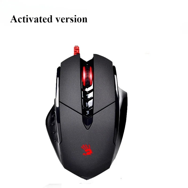Bloody V7M trådbunden mus RGB lätt ergonomisk design 4000dpi PC kontor e-sport gaming makroprogrammerbar mus för CF LOL CS