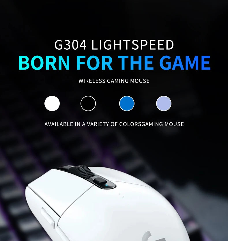 Logitech G305 Wireless Gaming Mouse with HERO Sensor, 12000 DPI, Lightweight Wireless Mouse, 9-Month Battery Life for PC & Laptop Gaming