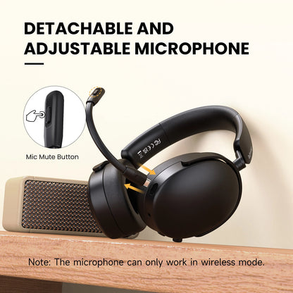 Oneodio SuperEQ A200 Wireless Bluetooth 5.4 ANC Headphones – Over-Ear Noise Cancelling Headset with ENC Mic, Hi-Res Audio & App Control