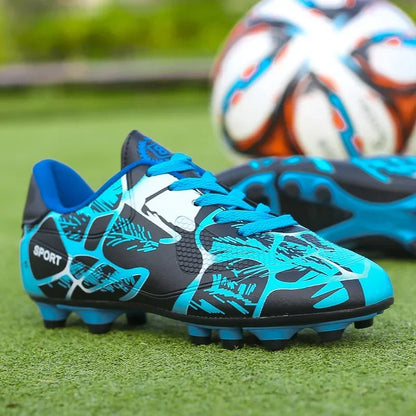 New Men's Soccer Shoes Kids Cleats Grass Adult Professional Football Boots Ultralight Non-Slip Boys Training Shoes
