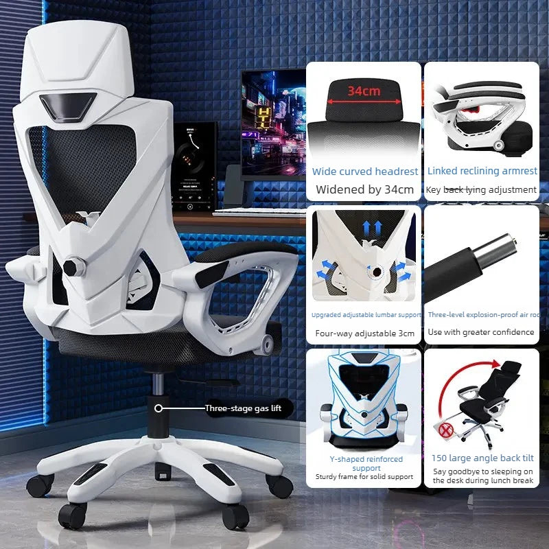 Recliner Office Chair Luxury Comfortable Armchair Ergonomic Office Chair Gaming Swivel Office Chair Home Furniture