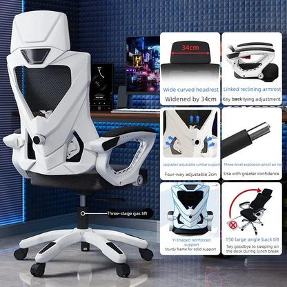 Recliner Office Chair Luxury Comfortable Armchair Ergonomic Office Chair Gaming Swivel Office Chair Home Furniture