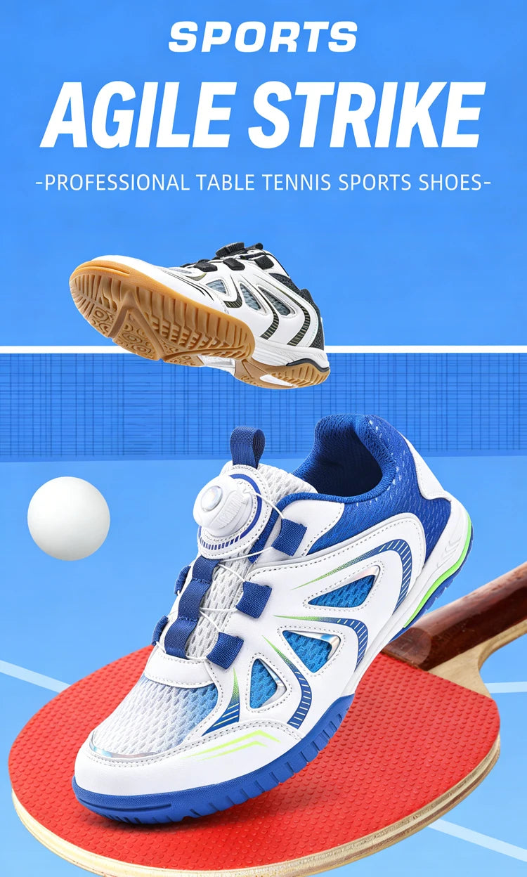 Tischtennisschuhe für Paare, leichte Sportschuhe für Badminton, rutschfeste Outdoor-Herrenschuhe, atmungsaktive Wettkampf- und Trainingssneaker
