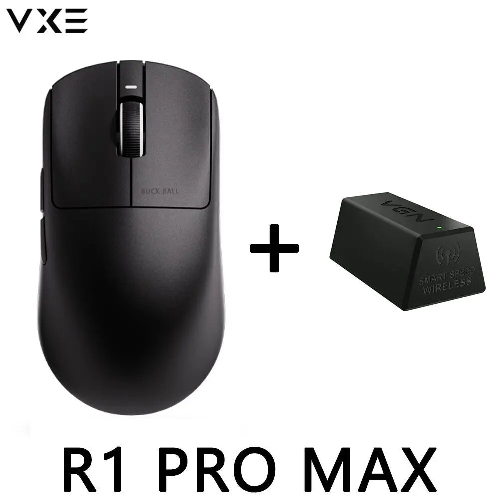 VXE Dragonfly R1 Pro Max Gaming Mouse, Wireless Bluetooth Gaming Mouse with PAW3395 Sensor, Rechargeable Lightweight Ergonomic Esports Mouse