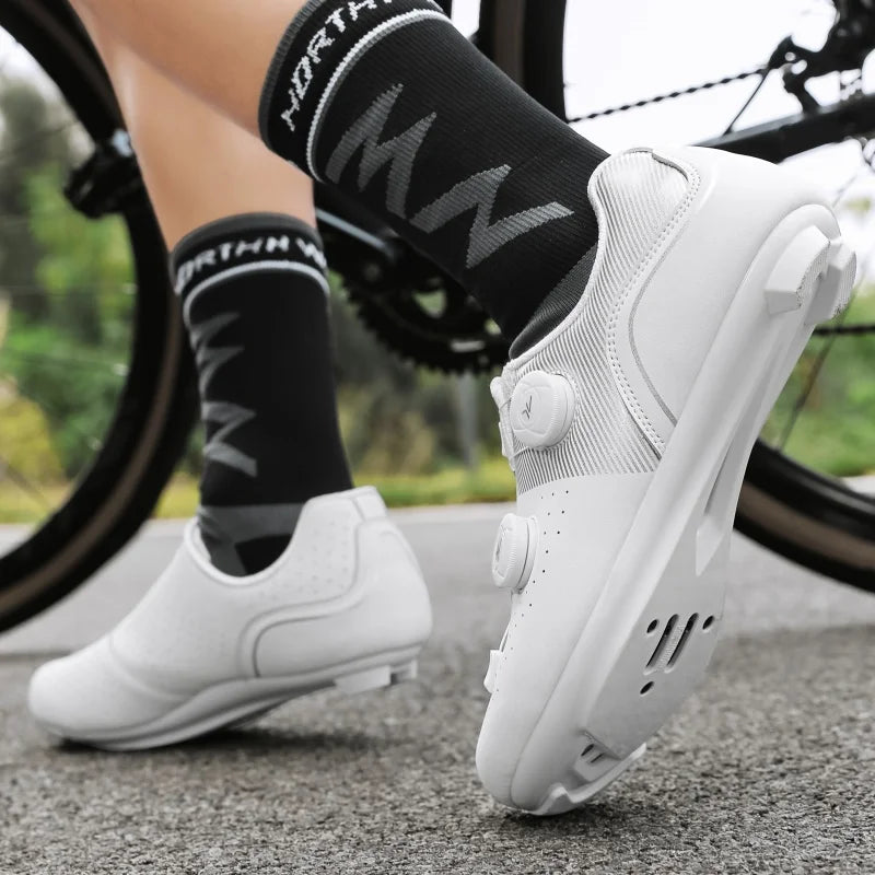 2025 New Arrival Professional Cycling Shoes Racing Road Bike SPD Cleat Shoes Ultralight Self-Locking MTB Bicycle Sneakers Unisex