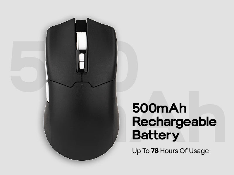 EPOMAKER Click Lite Wireless Gaming Mouse, Tri-Mode Bluetooth & 2.4GHz Gaming Mouse, PAW3311 Sensor, 24000 DPI, 59g Lightweight Rechargeable Gaming Mouse