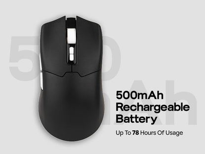 EPOMAKER Click Lite Wireless Gaming Mouse, Tri-Mode Bluetooth & 2.4GHz Gaming Mouse, PAW3311 Sensor, 24000 DPI, 59g Lightweight Rechargeable Gaming Mouse