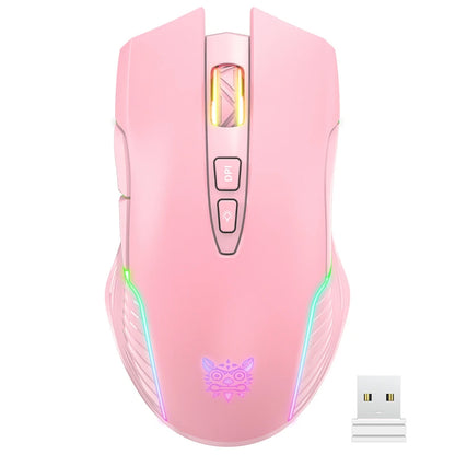 Lenovo CW905 Wireless Gaming Mouse 3600 DPI RGB Ergonomic Gaming Mouse with 7 Buttons, Adjustable DPI, USB Gaming Mouse for PC & Laptop