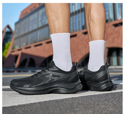 XTEP Running Shoes Men's 2025 Summer Mesh Breathable Comfortable Wear-Resistant Sports Shoes Commuting Casual Shoes 875319110025