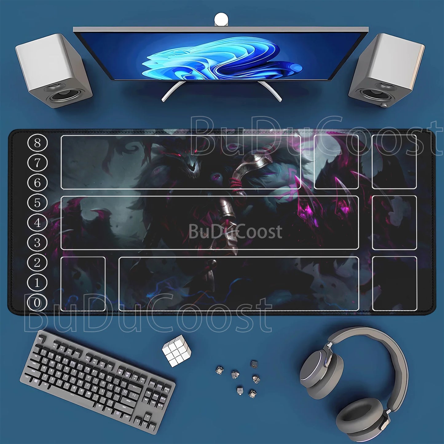 HD Printing playmat League of Mouse Pad Legends Riftbound Series TCG LOL Card 600x350mm office Stitched Edge Board Game Desk Mat