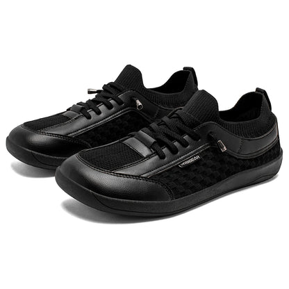 HOBIBEAR Men Barefoot Shoes Women Slip On Wide Toe Walking Sneaker | Zero Drop Sole | Lightweight Breathable Minimalist Shoes