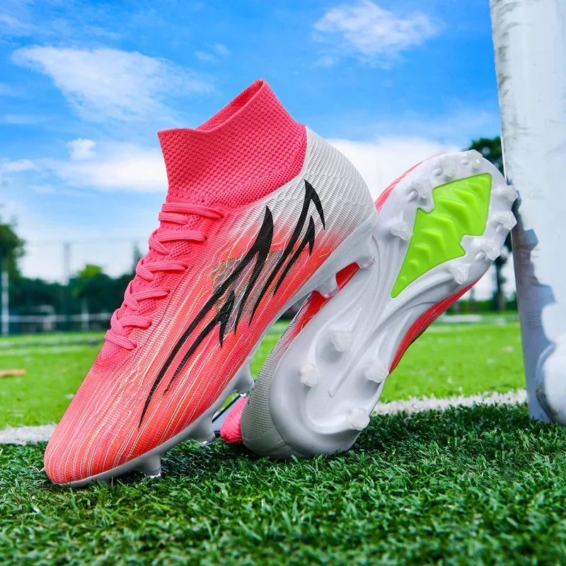 Nouvelles chaussures de football pour hommes, chaussures de football professionnelles ultralégères, chaussures d'entraînement sur gazon, baskets de match, sport de plein air, antidérapantes, unisexes